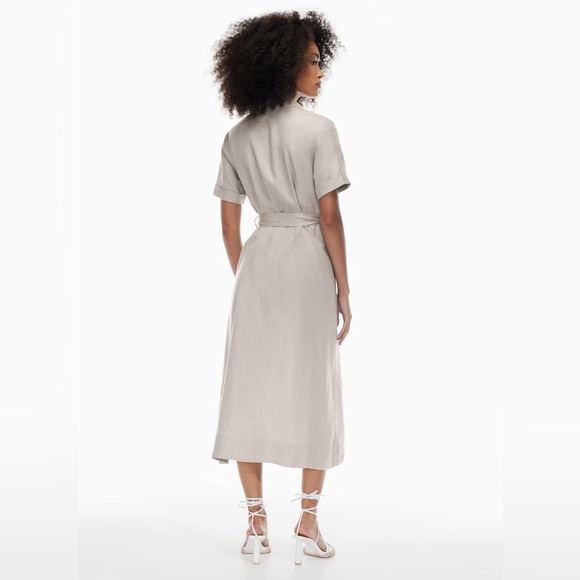 NWOTS Wilfred Eleta Linen Maxi Dress Sz M - Picture 3 of 12